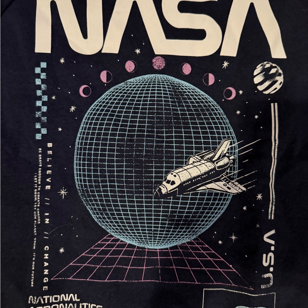 Grayson Threads Navy Blue NASA Sweater - Picture 2 of 4
